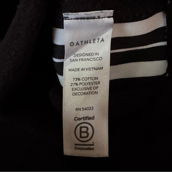 Athleta 24/7 Crewneck Sweatshirt Women’s Size Extra Small Striped - Picture 8 of 8